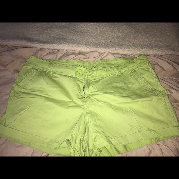 Maurice’s Lime Green Shorts - Picture 1 of 1